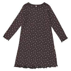 Pouf Baby's Cherry Print Nightgown In Ash